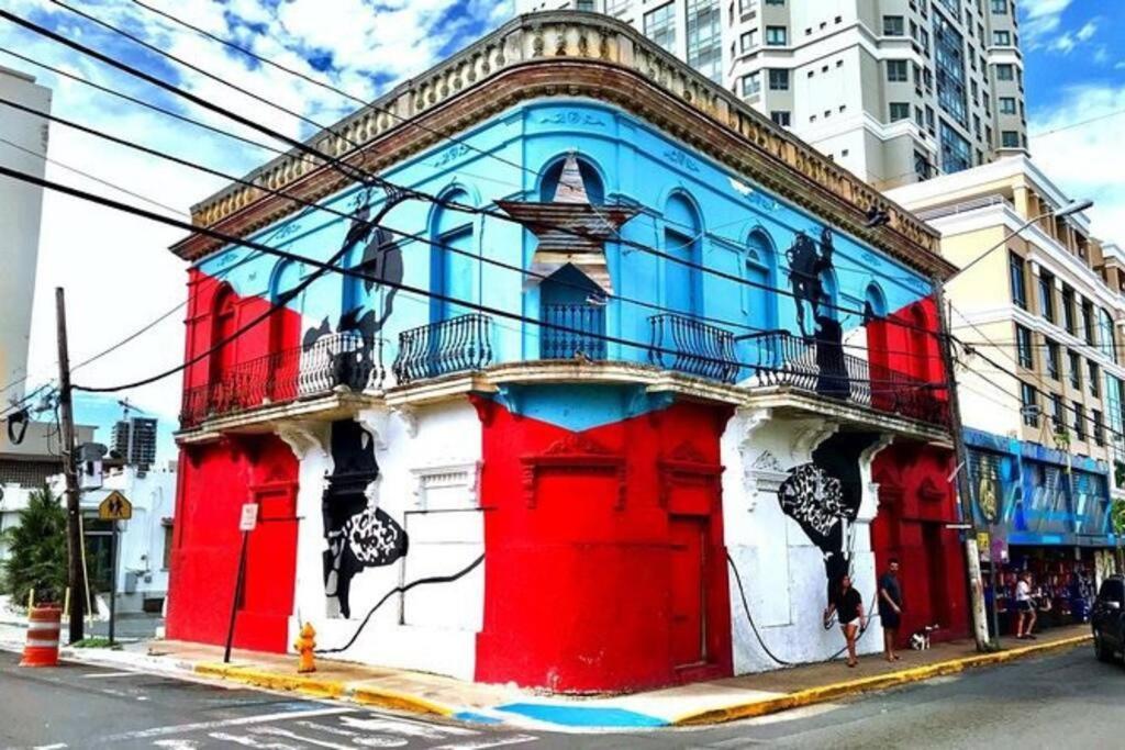 Comfy & Bright Apt @ Calle Loiza - Walk To Beach / Calle Loiza Abajo -N Apartment Сан Хуан Екстериор снимка